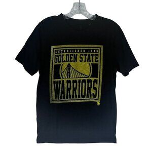 Golden State Warriors Tshirt Mens Small Black NBA Fanwear